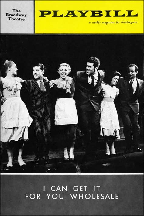 I Can Get It For You Wholesale Broadway Sam S Shubert Theatre 1962