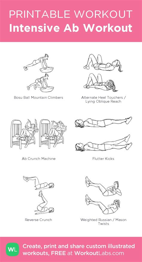 229 Best Free Printable Workouts Images On Pinterest