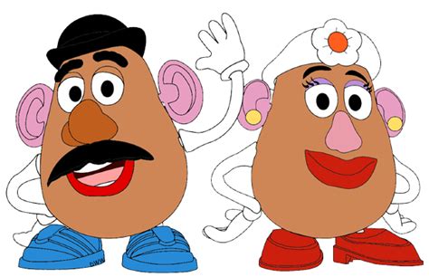 Mr And Mrs Potato Head Cumple Toy Story Festa Toy Story Toy Story