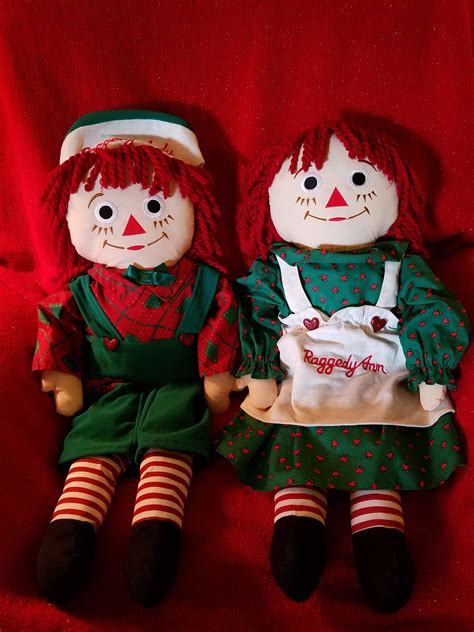 Vintage Raggedy Ann And Andy Dolls Etsy Raggedy Ann And Andy Raggedy Ann Raggedy