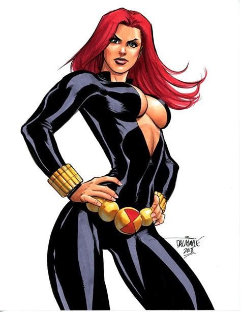 Black Widow By Scott Dalrymple Black Widow Marvel Comic Book Girl