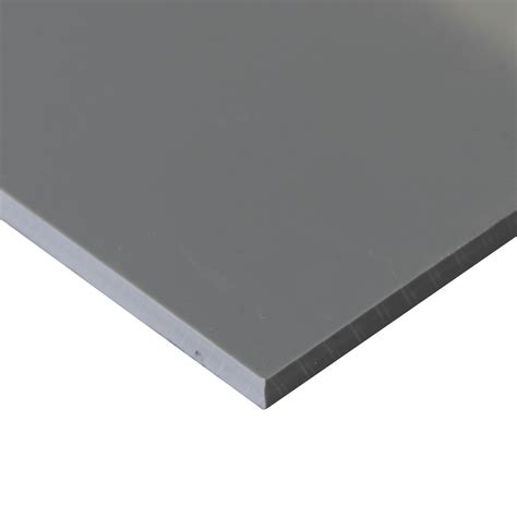 Pvc Polyvinyl Chloride Plastic Sheet 38 X 12 X 24 Grey Color