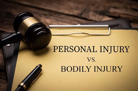 Differences Between Personal Injury And Bodily Injury Are Crucial