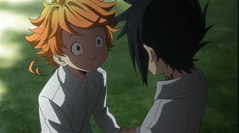 The people living here together are not actual siblings. Episode 5 - The Promised Neverland 2019-02-08 - Anime ...