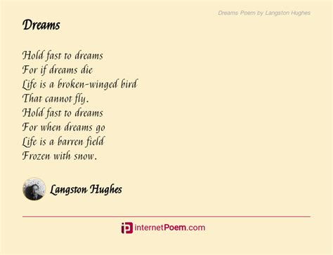 dreams poem by langston hughes
