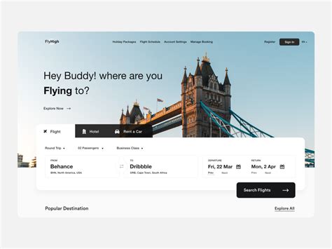 Flight Booking Booking Flights User Interface Design Interface Design