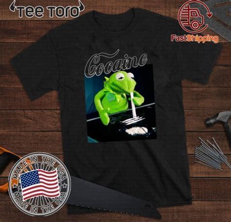 Kermit The Frog Doing Coke 2020 T Shirt Reviewstees