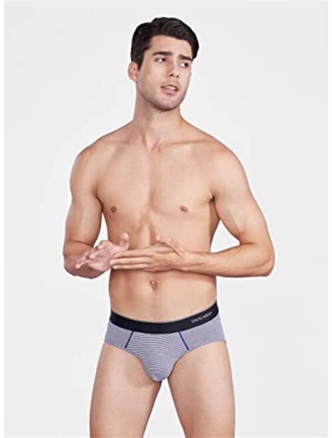 buy david archy men s 3 pack soft modal briefs breathable pouch underwear online topofstyle