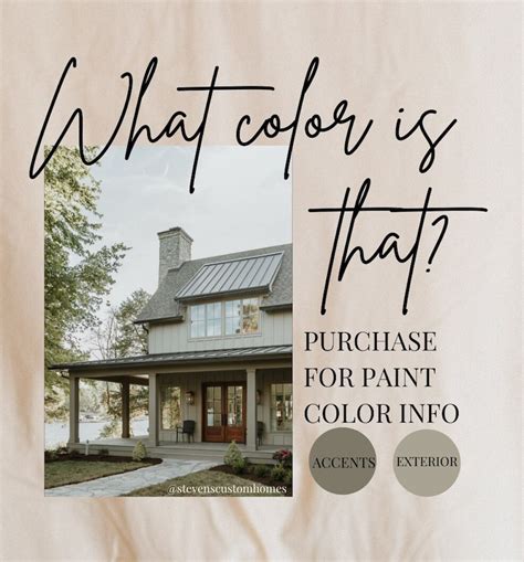 House Exterior Paint Color Inspo Moodboard Etsy