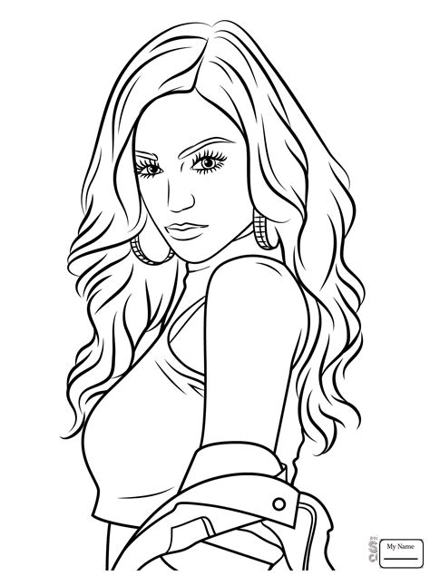 Ariana Grande Coloring Pages At Getdrawings Free Download