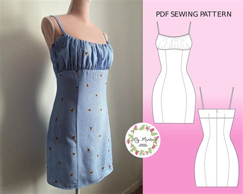 Tank Top Sewing Pattern Sundress Sewing Patterns Fashion Sewing Pattern Sewing Pattern Sizes