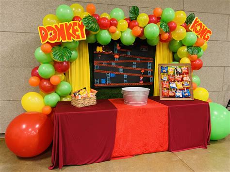 Donkey Kong Party Houses Pn In 2022 Kids Themed Birthday Parties