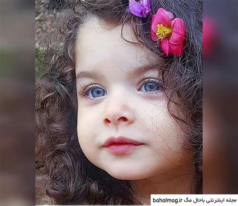 عکس بچه خوشگل چشم رنگی دختر برای پروفایل ️ بهترین تصاویر