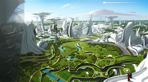 Artstation Alien City Andrei Stef Fantasy Concept Art Futuristic