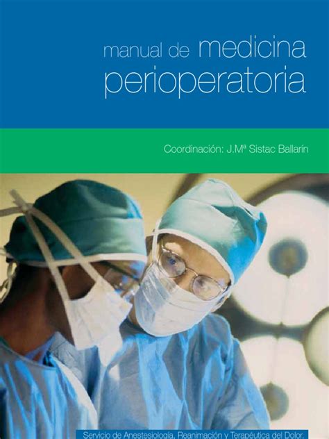 Manual De Medicina Perioperatoria Pdf