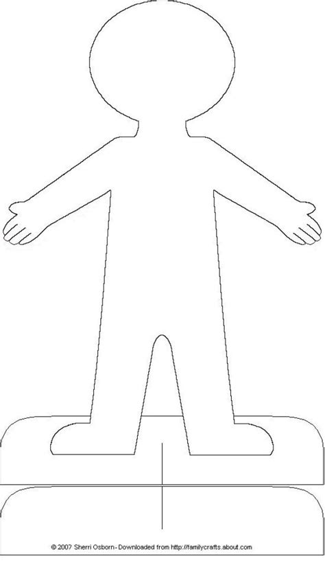 8 Best Images Of Printable Cut Out Person Person Cut Out Template
