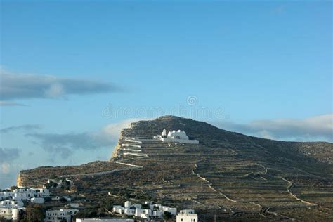 Insel griechenland meer mediterranean cyclades mittelmeer rot blau fels folegandros. Griechenland, Die Insel Von Folegandros Das Gipfelkloster ...