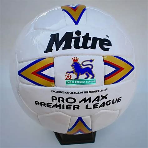Mitre Pro Max Football Match Ball Official The Fa Premier League