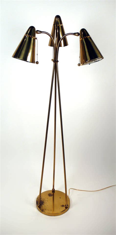Mid-Century Tripod Floor Lamp | 20c Design