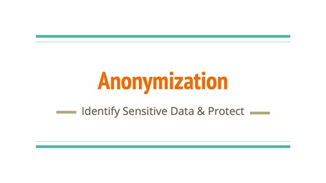 Dataknobs Anonymization Solutions