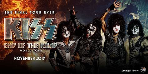 Kiss Announce End Of The Road World Tour Australia November 2019