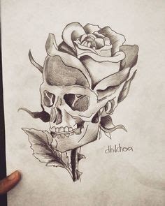 Simple Skulls and Roses Drawings | Amazing Tattoos in 2019 ... 600x952 how to draw a daisy step by.