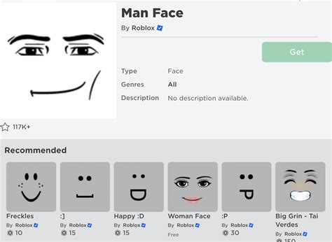 How To Get Man Face Avatar In Roblox Guide Touch Tap Play