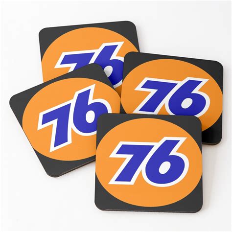 Union 76 Union 76 Gasoline Logo Coasters Set Of 4 For Sale By