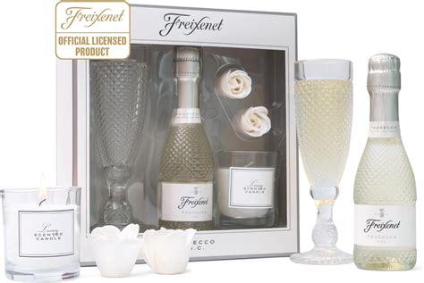 Freixenet Prosecco Gift Set Mini Prosecco Doc Cl Champagne Flute