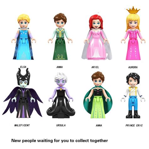 Princess Figures Friends Legoings Frozen Anna Elsa Botite