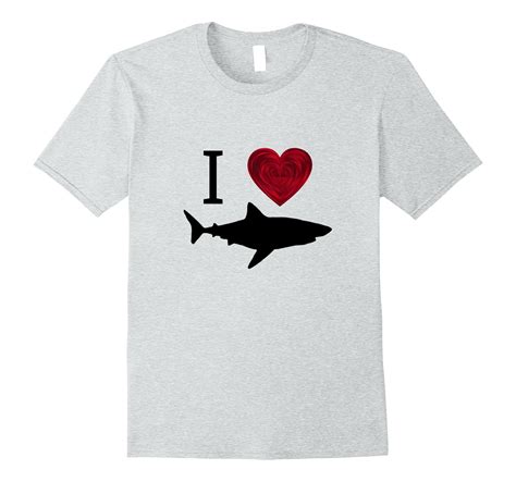 I Heart Sharks Shark Lover Cute Shark Shirt