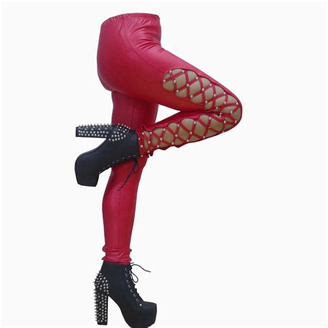 Sexy Costumes For Women Pole Dance Wear Exotic Pants Latex Catsuit Plus