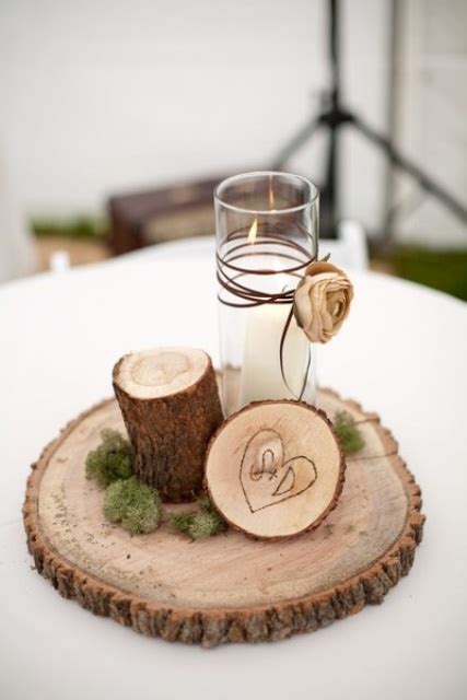 32 Naturally Charming Woodland Wedding Centerpieces Weddingomania