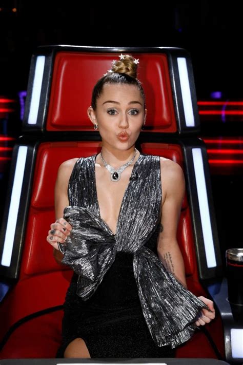 Miley Cyrus The Voice Season 13 Gotceleb