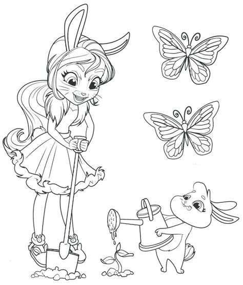 Enchantimals New Free Printable Coloring Pages In Cute Coloring My XXX Hot Girl