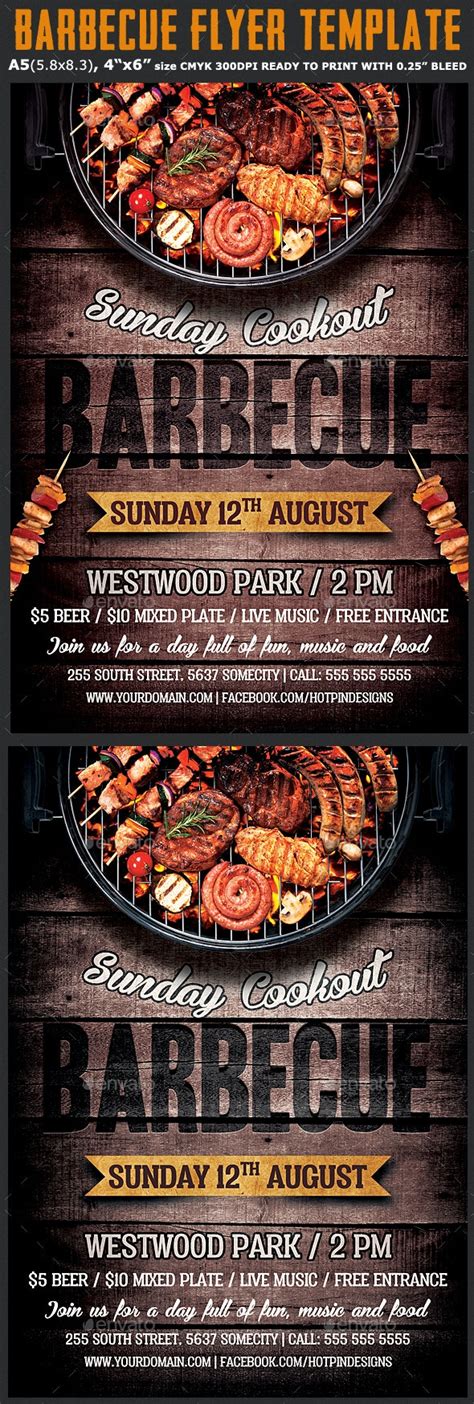 Barbecue Bbq Flyer Template By Hotpin Graphicriver