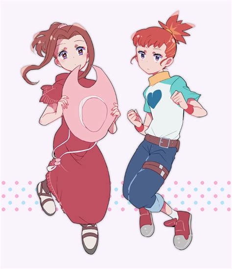 Tachikawa Mimi And Makino Ruki Digimon And 2 More Drawn By Natsuki