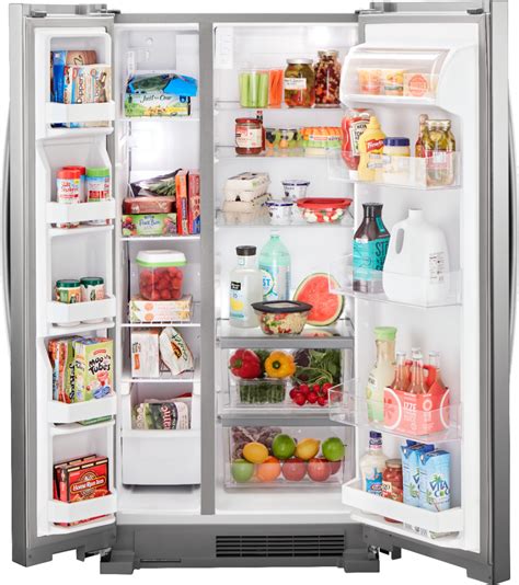 Customer Reviews Whirlpool 21 7 Cu Ft Side By Side Refrigerator