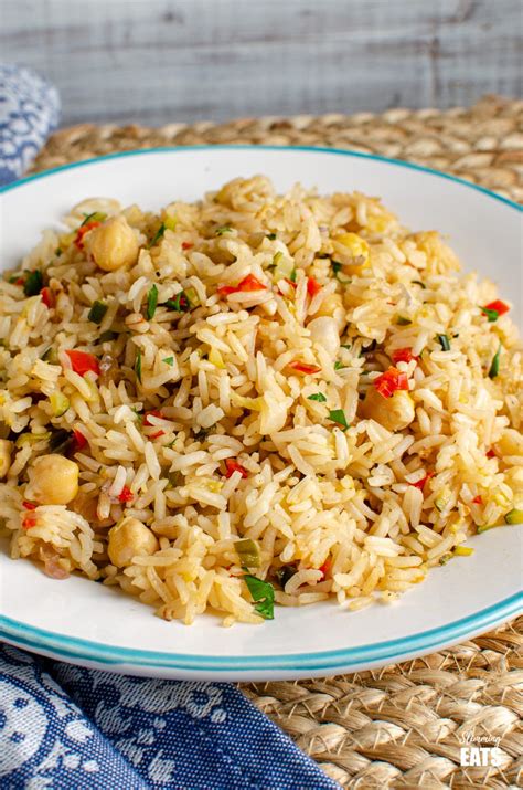 Chickpea Vegetable Rice Pilaf Slimming Eats Recipes