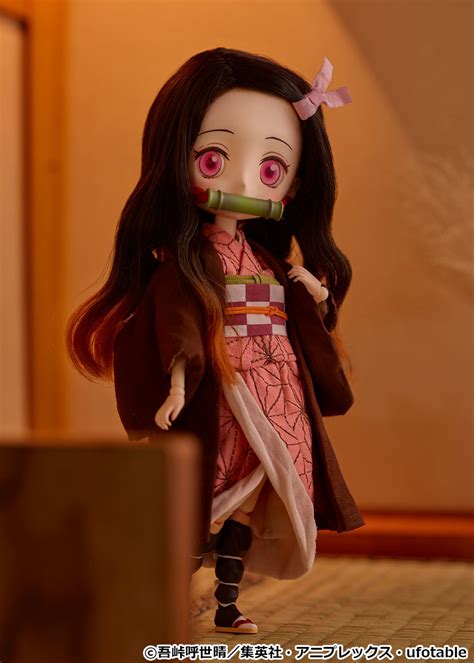 crunchyroll goodsmile debuts tiny posable nezuko doll from demon slayer