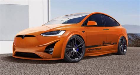 Unplugged Performance Prepares Bold Tesla Model X For Sema Carscoops