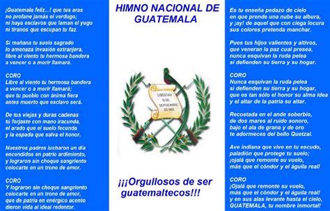 Letra Del Himno Nacional De Guatemala En Idioma Kaqchikel Aprende