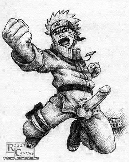 Rule 34 Male Male Only Naruto Rough Canvas Solo Uzumaki Naruto 356890