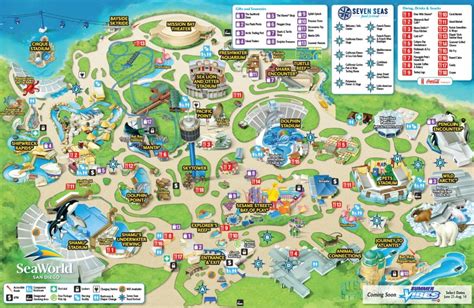 Gold Coast Sea World Park Map Printable Sea World Map Printable Maps