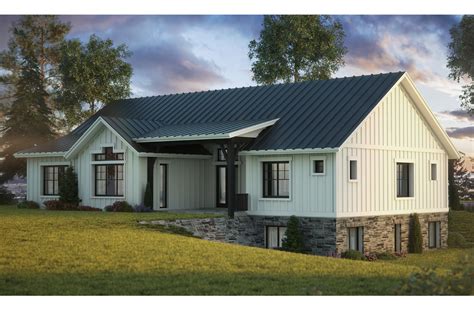 Plans of houses with bay windows to extend the daylight. Gilmore Gulch # 10536 | The House Plan Company