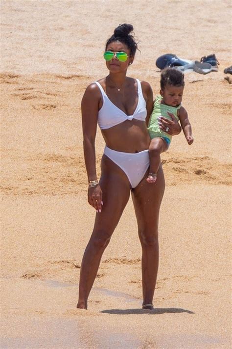 Kevin Harts Wife Eniko Parrish Soaks Up The Sun In A White Two Piece