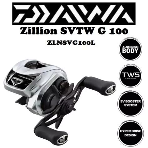 Daiwa Zillion SV TW G 100L Casting Reel 6 3 1 ZLNSVG100L Fishingurus