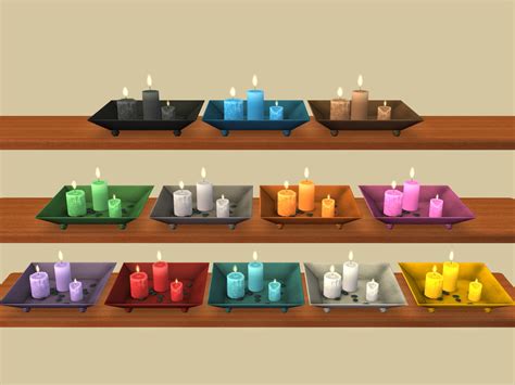 Mod The Sims Anytime Candles Recoloured