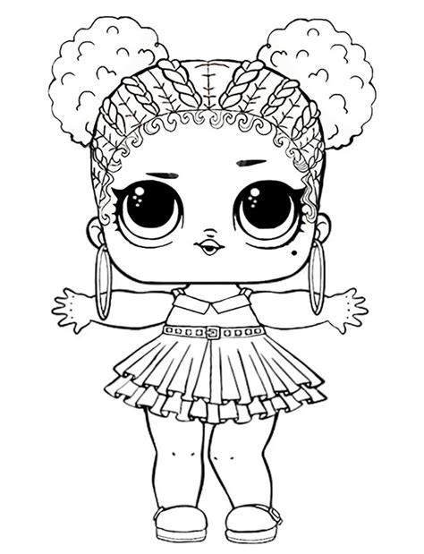 LOL Doll Coloring Pages ⋆ coloring.rocks!