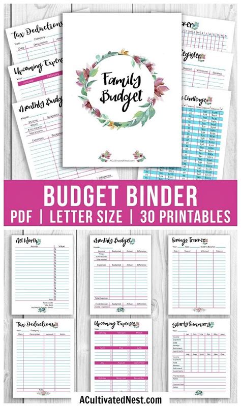 Printable Budget Binder Want To Get Your Finances In Order Then You